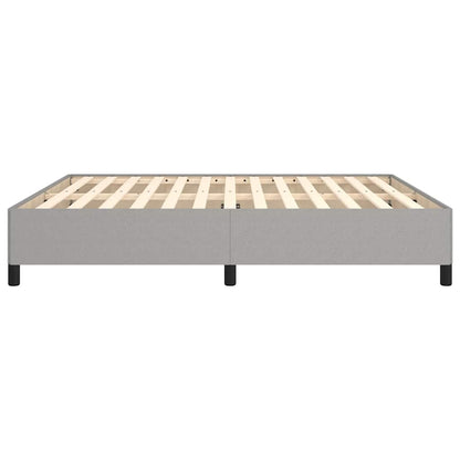 Giroletto senza Materasso Grigio Chiaro 160x200 cm Tessuto
