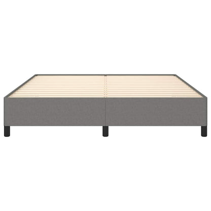 Giroletto senza Materasso Grigio Scuro 160x200 cm Tessuto