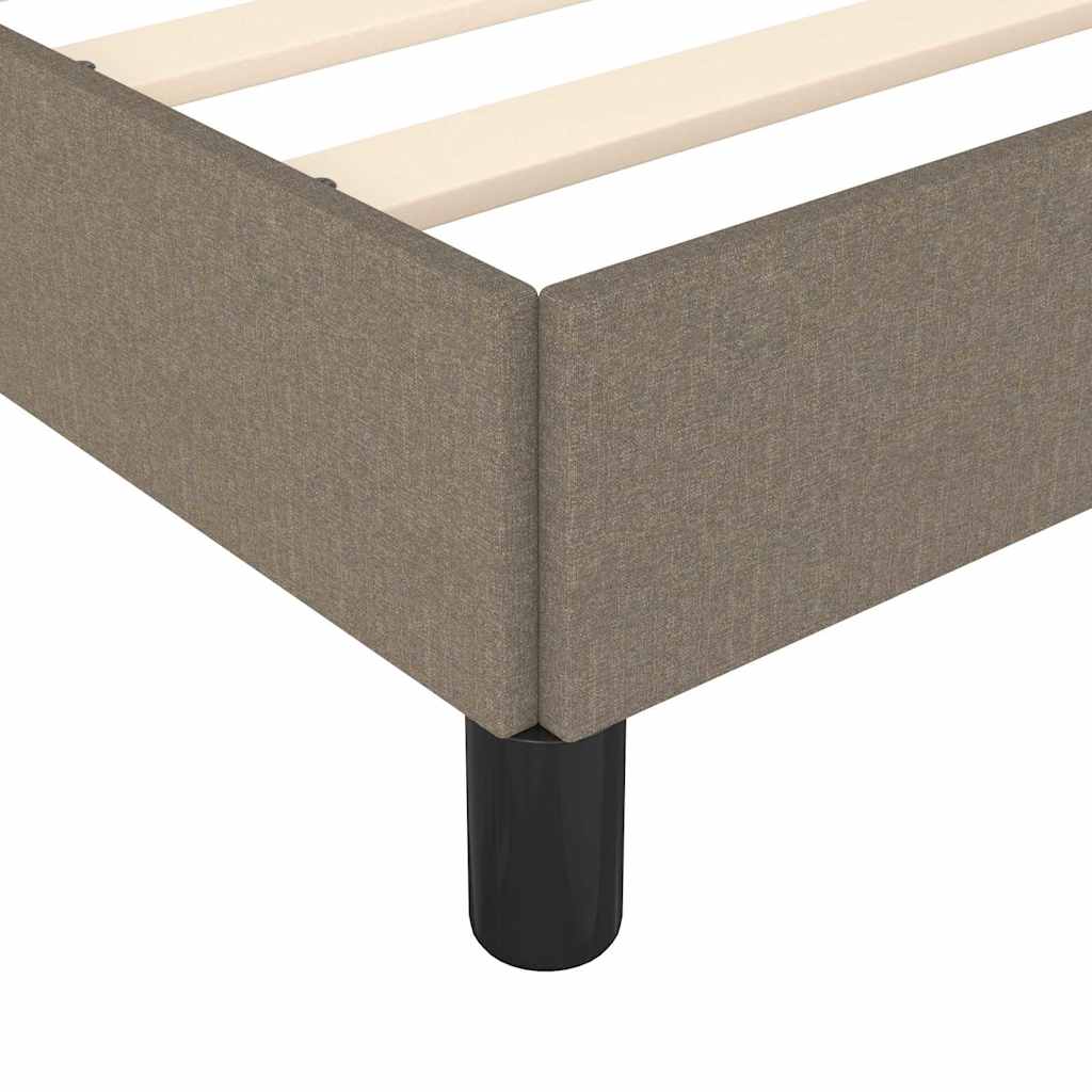 Giroletto senza Materasso Tortora 160x200 cm in Tessuto