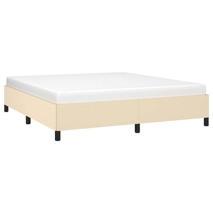 Giroletto senza Materasso Crema 160x200 cm in Tessuto