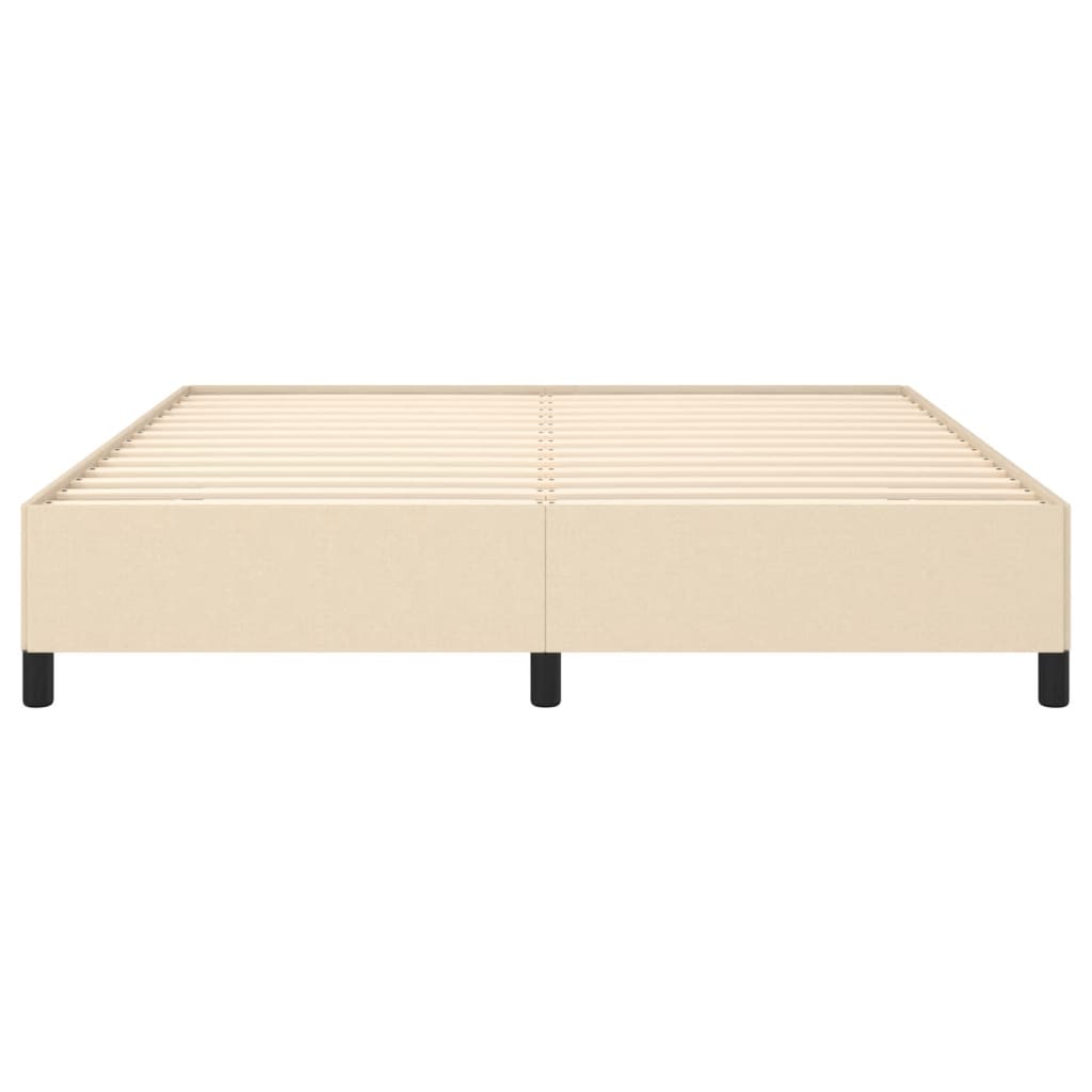 Giroletto senza Materasso Crema 160x200 cm in Tessuto - homemem39