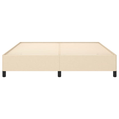 Giroletto senza Materasso Crema 160x200 cm in Tessuto - homemem39