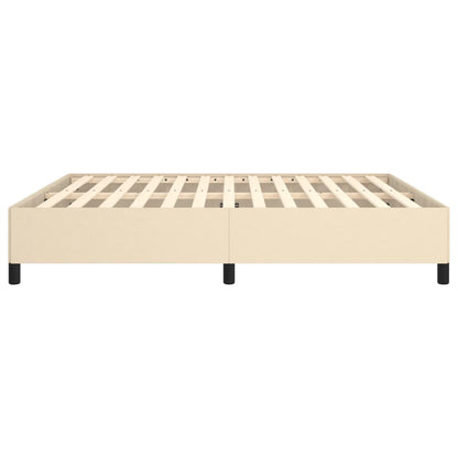 Giroletto senza Materasso Crema 160x200 cm in Tessuto - homemem39