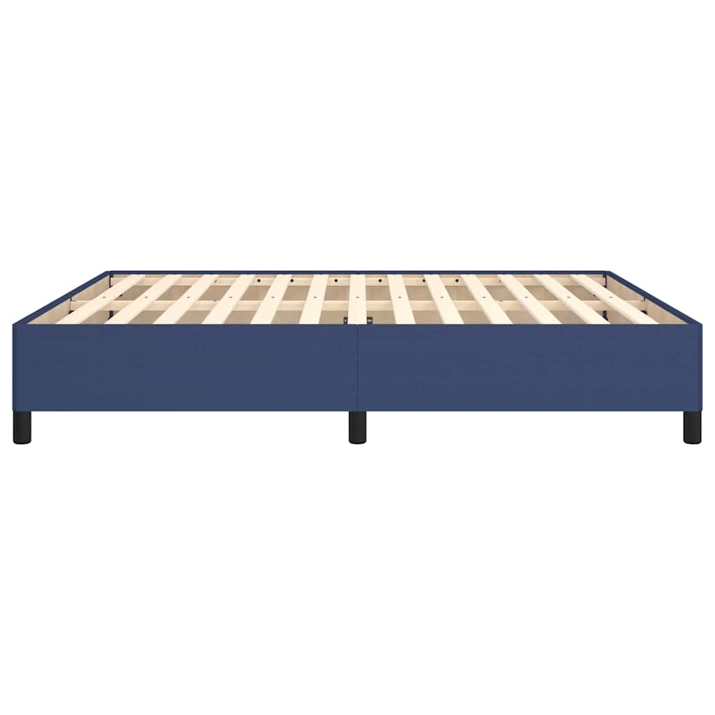 Giroletto senza Materasso Blu 160x200 cm in Tessuto