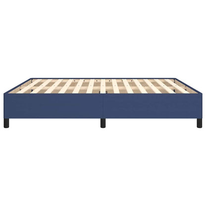 Giroletto senza Materasso Blu 160x200 cm in Tessuto