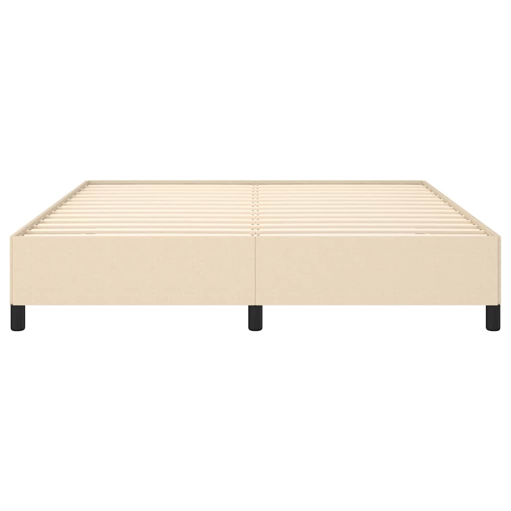 Giroletto senza Materasso Crema 180x200 cm in Tessuto