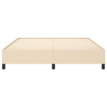 Giroletto senza Materasso Crema 180x200 cm in Tessuto