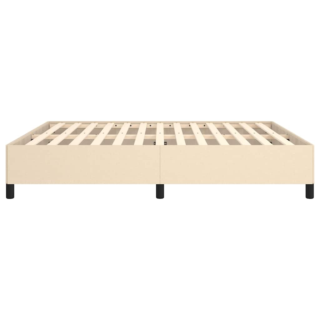 Giroletto senza Materasso Crema 180x200 cm in Tessuto