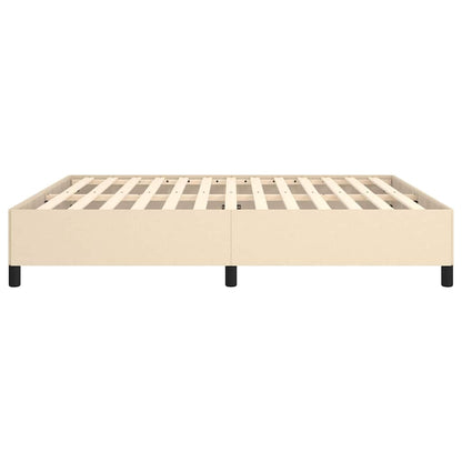 Giroletto senza Materasso Crema 180x200 cm in Tessuto