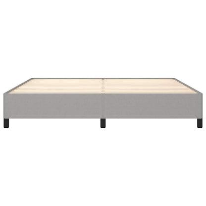 Giroletto senza Materasso Grigio Chiaro 200x200 cm Tessuto