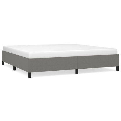Giroletto senza Materasso Grigio Scuro 200x200 cm Tessuto - homemem39