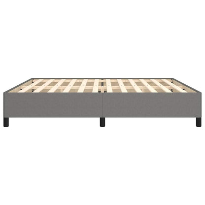 Giroletto senza Materasso Grigio Scuro 200x200 cm Tessuto