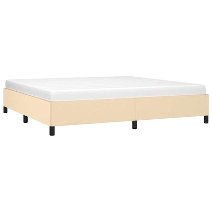 Giroletto senza Materasso Crema 200x200 cm in Tessuto