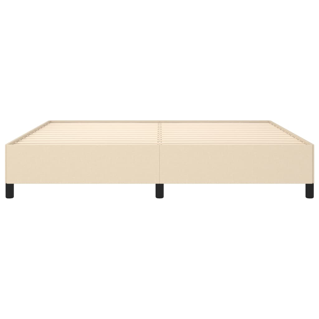 Giroletto senza Materasso Crema 200x200 cm in Tessuto - homemem39