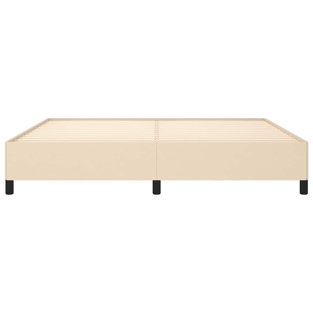Giroletto senza Materasso Crema 200x200 cm in Tessuto