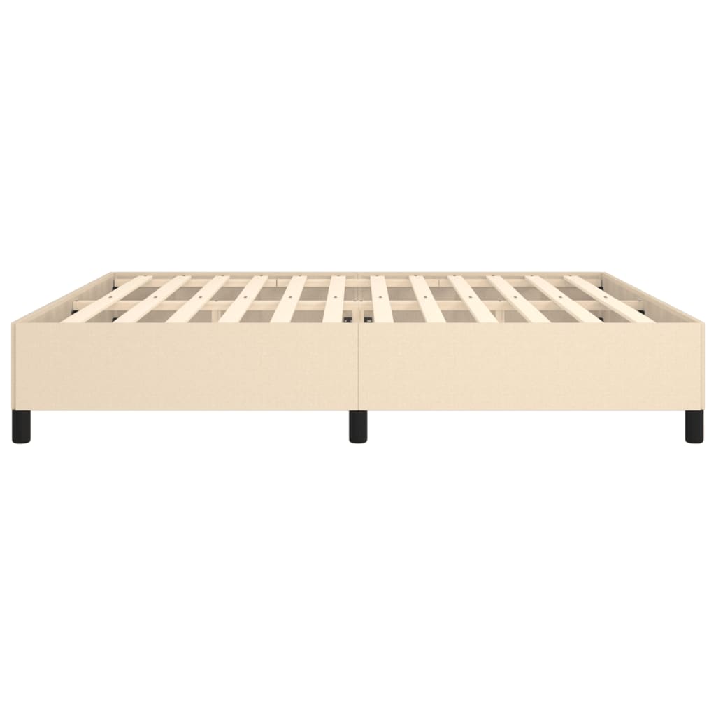 Giroletto senza Materasso Crema 200x200 cm in Tessuto - homemem39