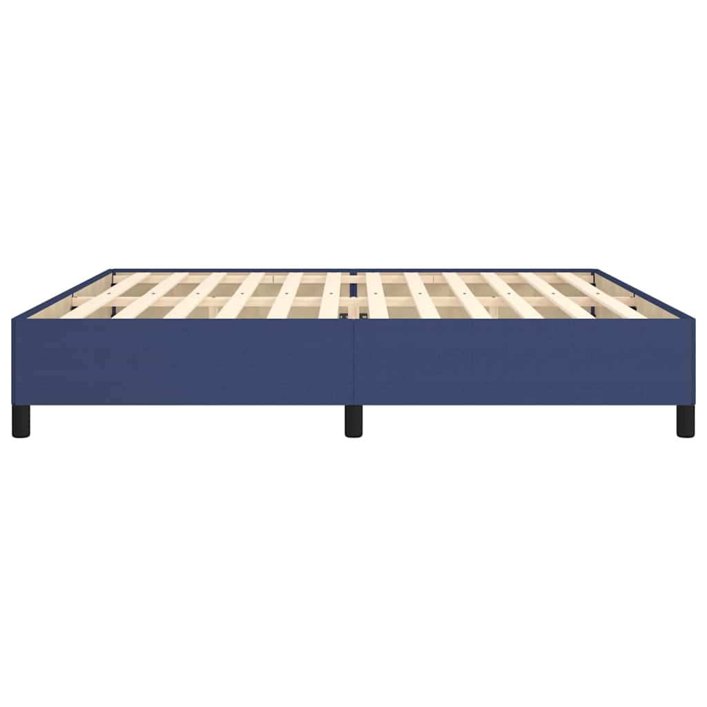 Giroletto senza Materasso Blu 200x200 cm in Tessuto