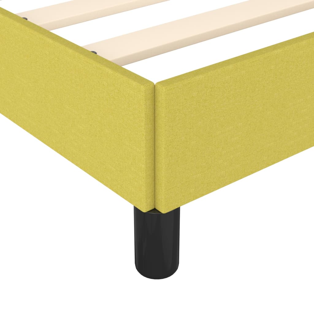 Giroletto senza Materasso Verde 200x200 cm in Tessuto | homemem39