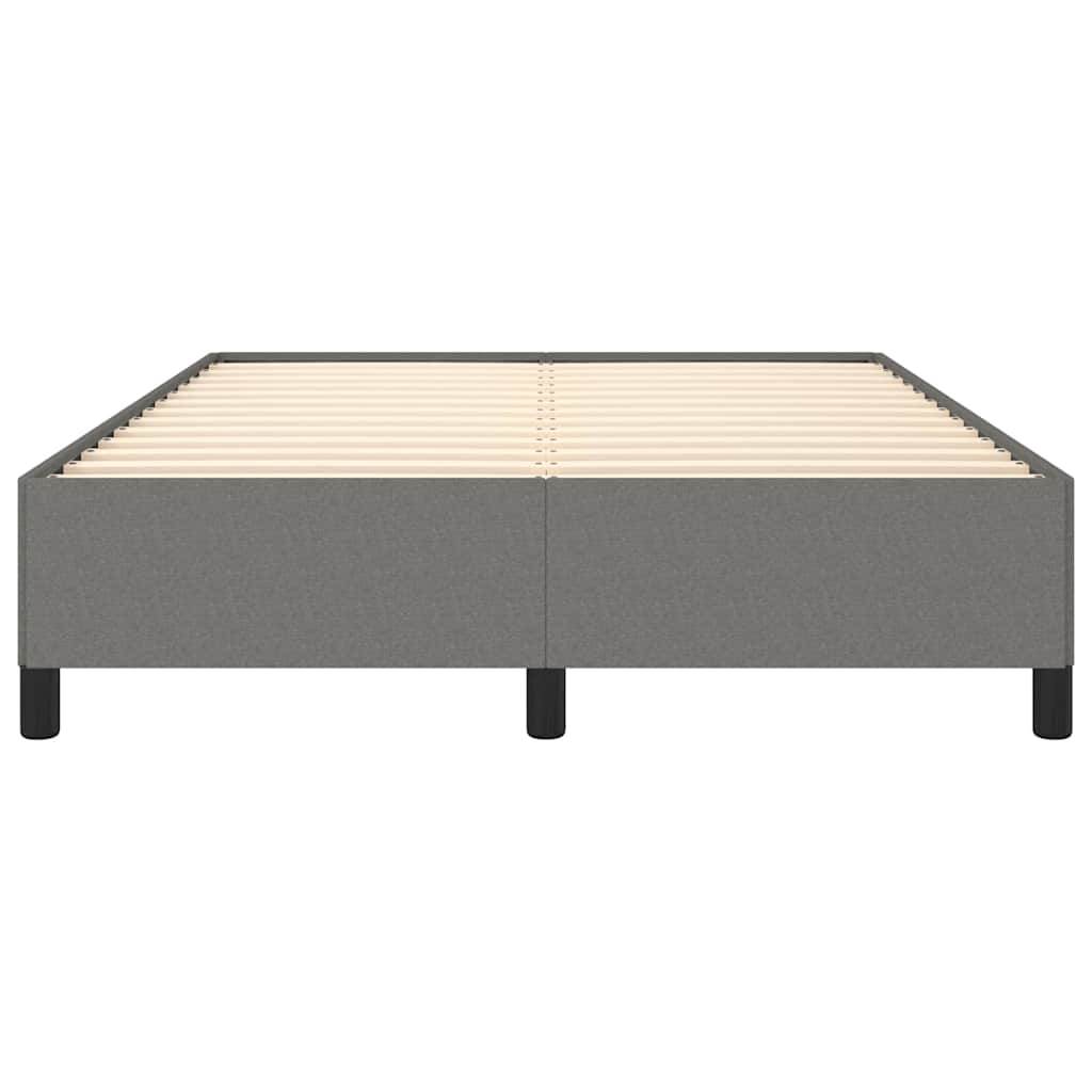Struttura letto senza Materasso Grigio Scuro 137x190 cm in Tessuto | homemem39