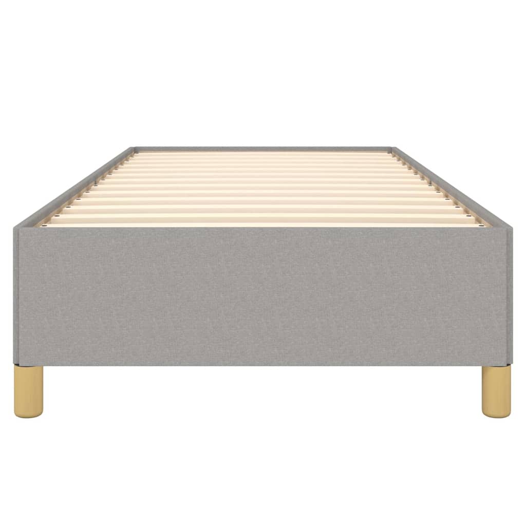 Giroletto senza Materasso Grigio Chiaro 80x200 cm Tessuto