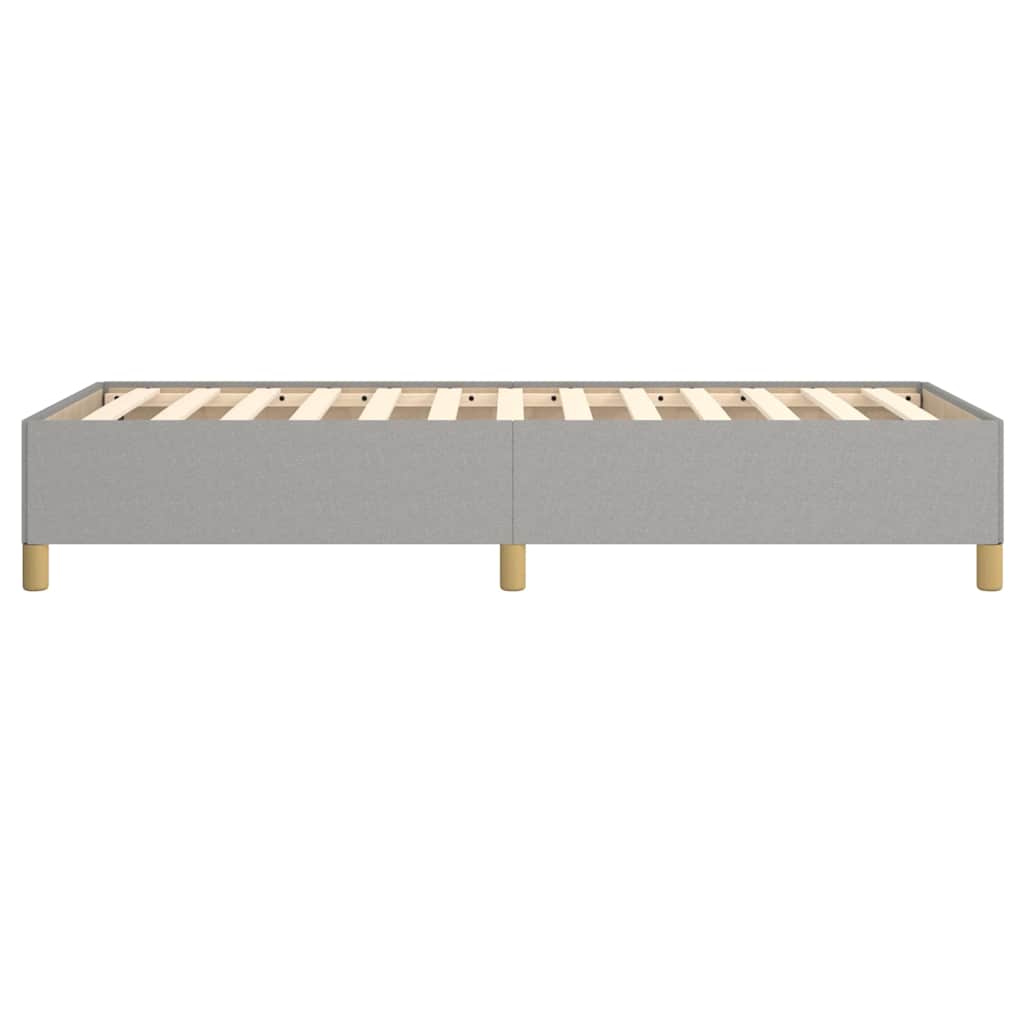 Giroletto senza Materasso Grigio Chiaro 80x200 cm Tessuto