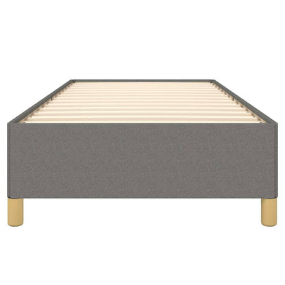 Giroletto senza Materasso Grigio Scuro 80x200 cm Tessuto
