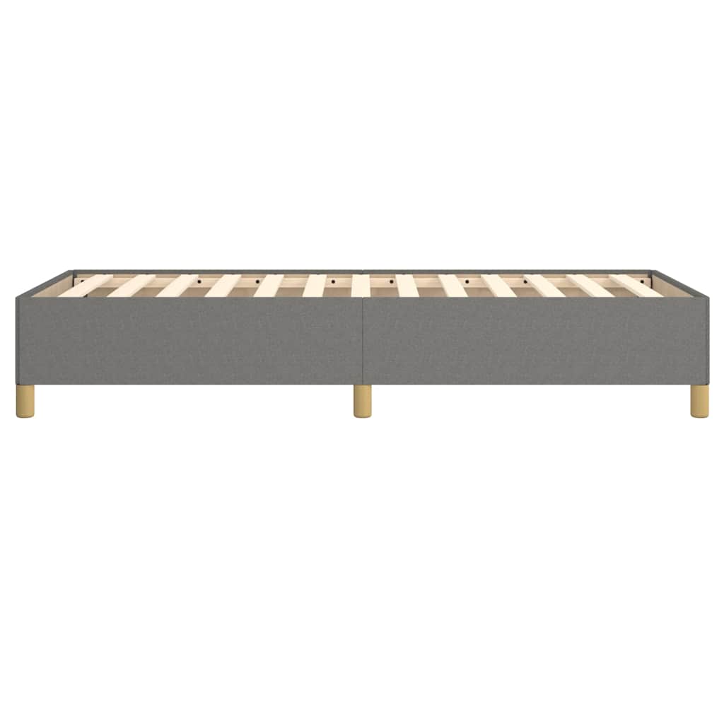 Giroletto senza Materasso Grigio Scuro 80x200 cm Tessuto