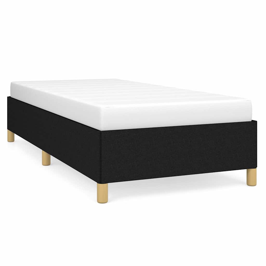 Giroletto senza Materasso Nero 80x200 cm Tessuto