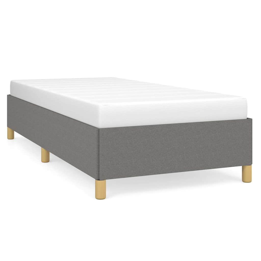Giroletto senza Materasso Grigio Scuro 90x190 cm Tessuto