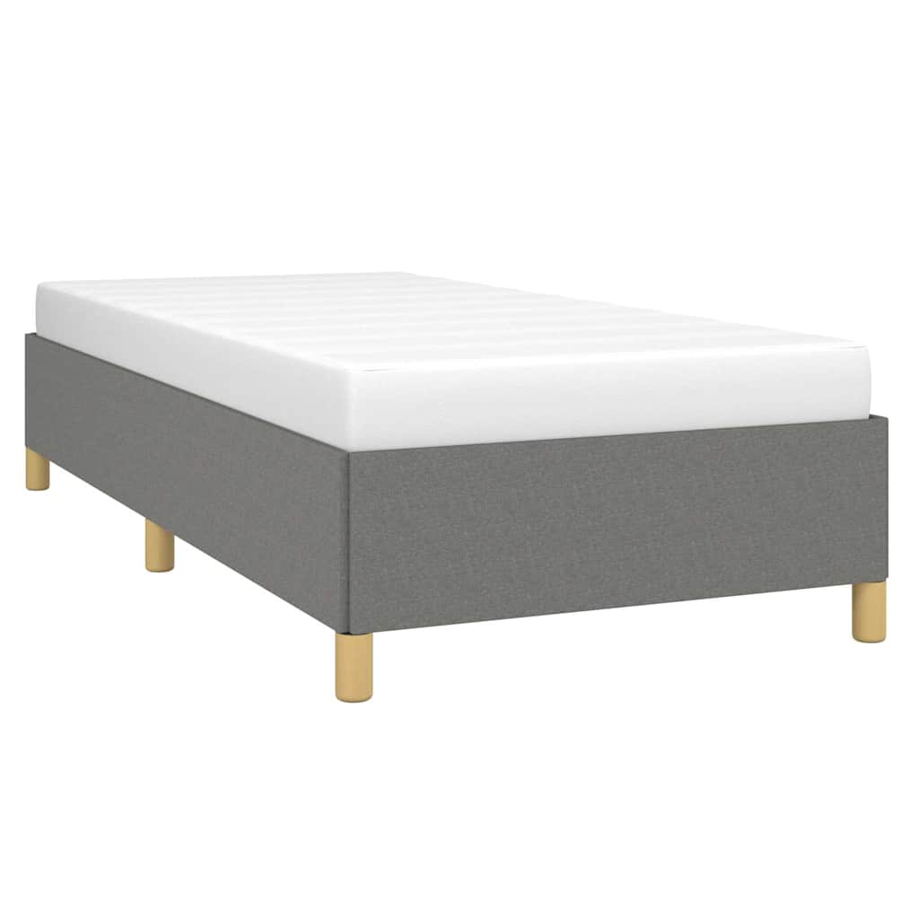 Giroletto senza Materasso Grigio Scuro 90x190 cm Tessuto