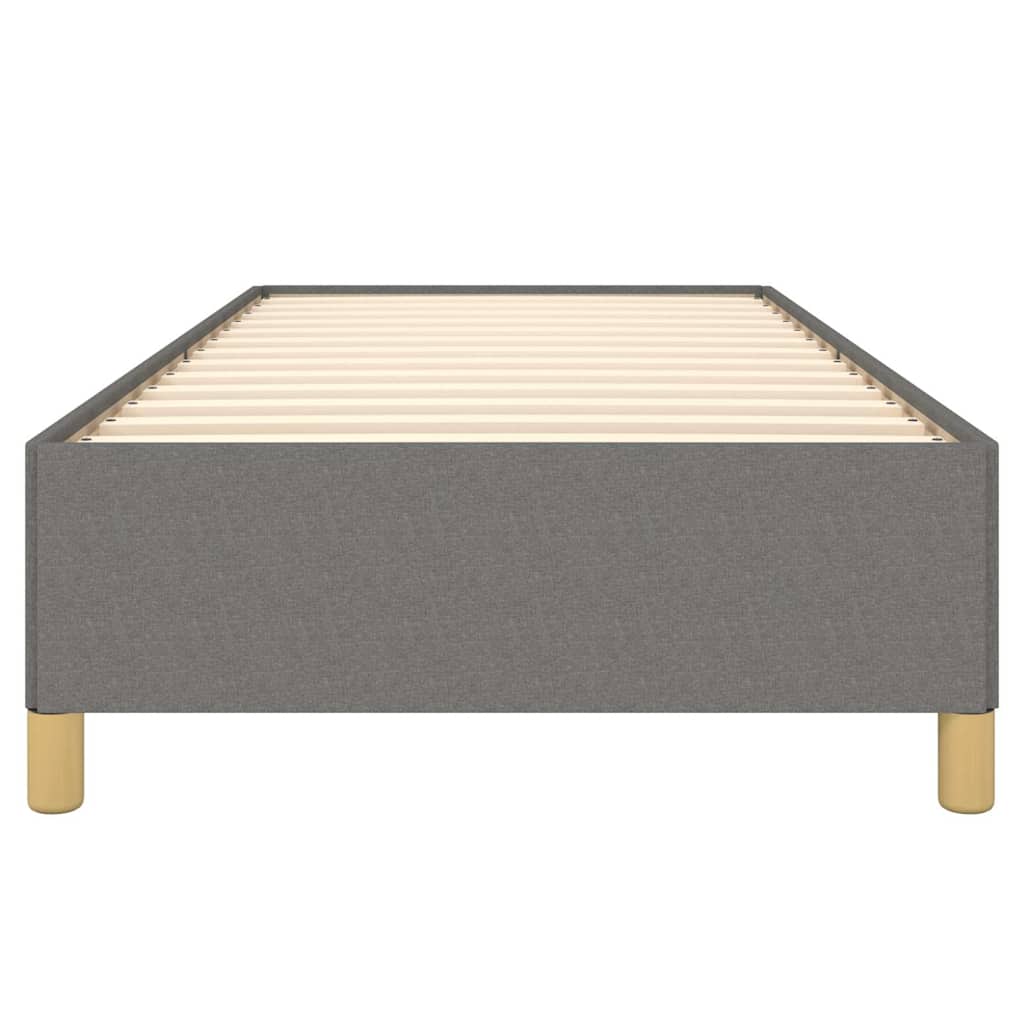 Giroletto senza Materasso Grigio Scuro 90x190 cm Tessuto
