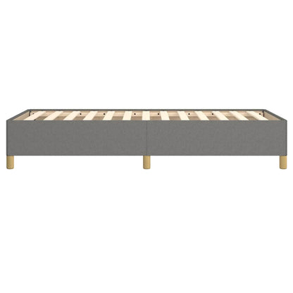 Giroletto senza Materasso Grigio Scuro 90x190 cm Tessuto