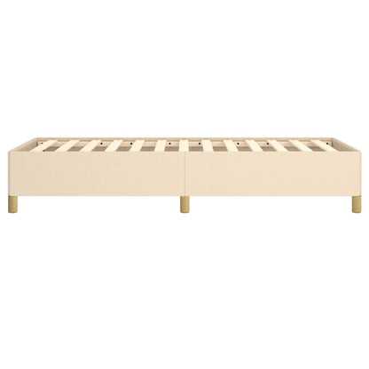 Giroletto senza Materasso Crema 90x190 cm in Tessuto