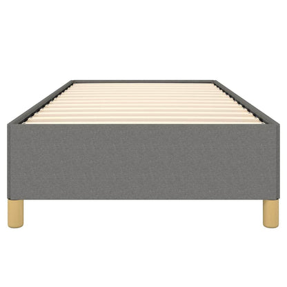 Giroletto senza Materasso Grigio Scuro 90x200 cm Tessuto