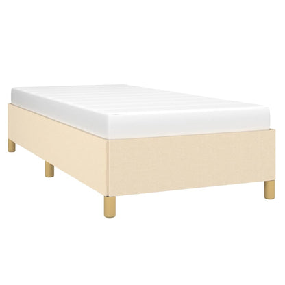 Giroletto senza Materasso Crema 90x200 cm in Tessuto