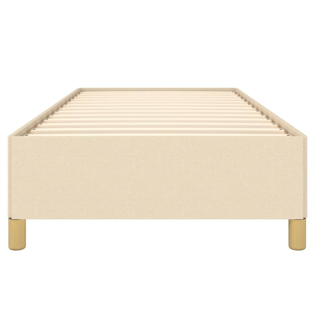 Giroletto senza Materasso Crema 90x200 cm in Tessuto
