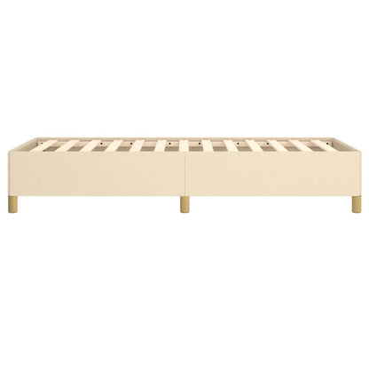 Giroletto senza Materasso Crema 90x200 cm in Tessuto