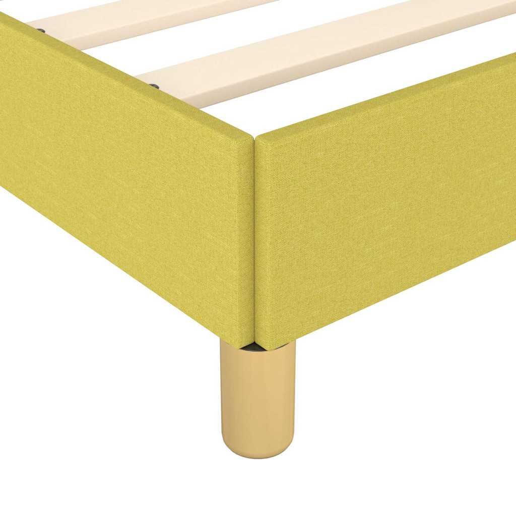 Giroletto senza Materasso Verde 90x200 cm in Tessuto