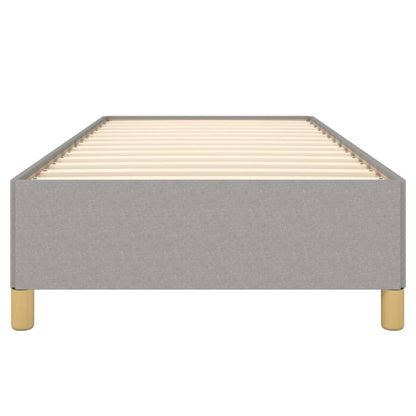 Giroletto senza Materasso Grigio Chiaro 100x200 cm Tessuto - homemem39