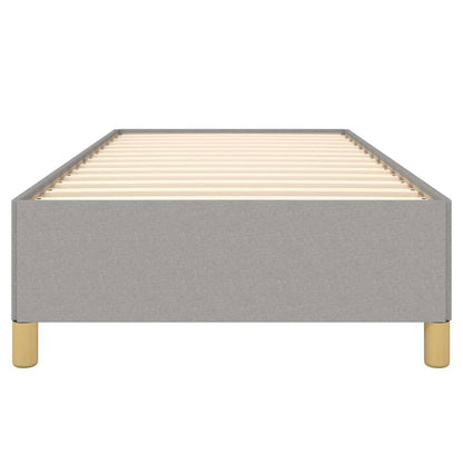 Giroletto senza Materasso Grigio Chiaro 100x200 cm Tessuto