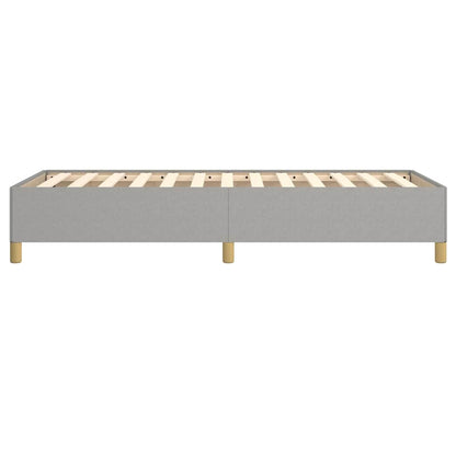 Giroletto senza Materasso Grigio Chiaro 100x200 cm Tessuto
