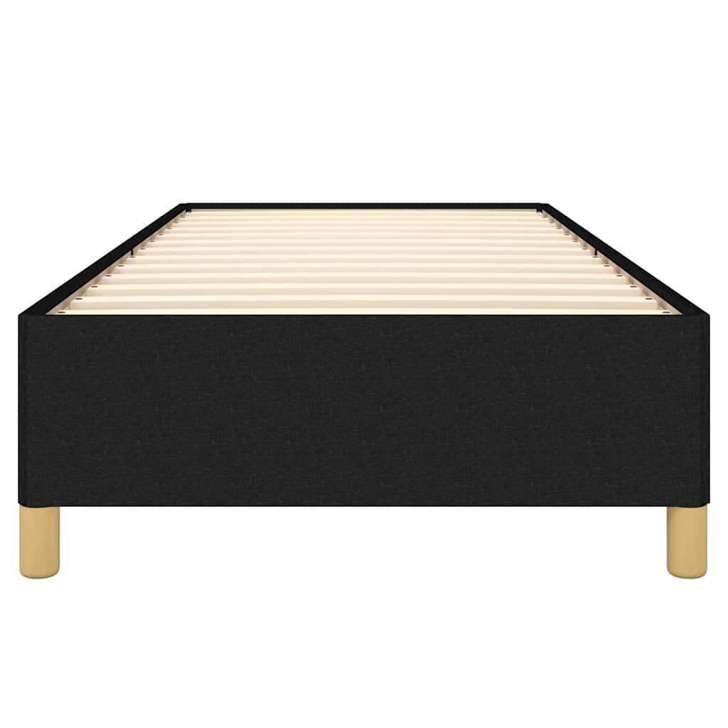 Giroletto senza Materasso Nero 100x200 cm in Tessuto | homemem39