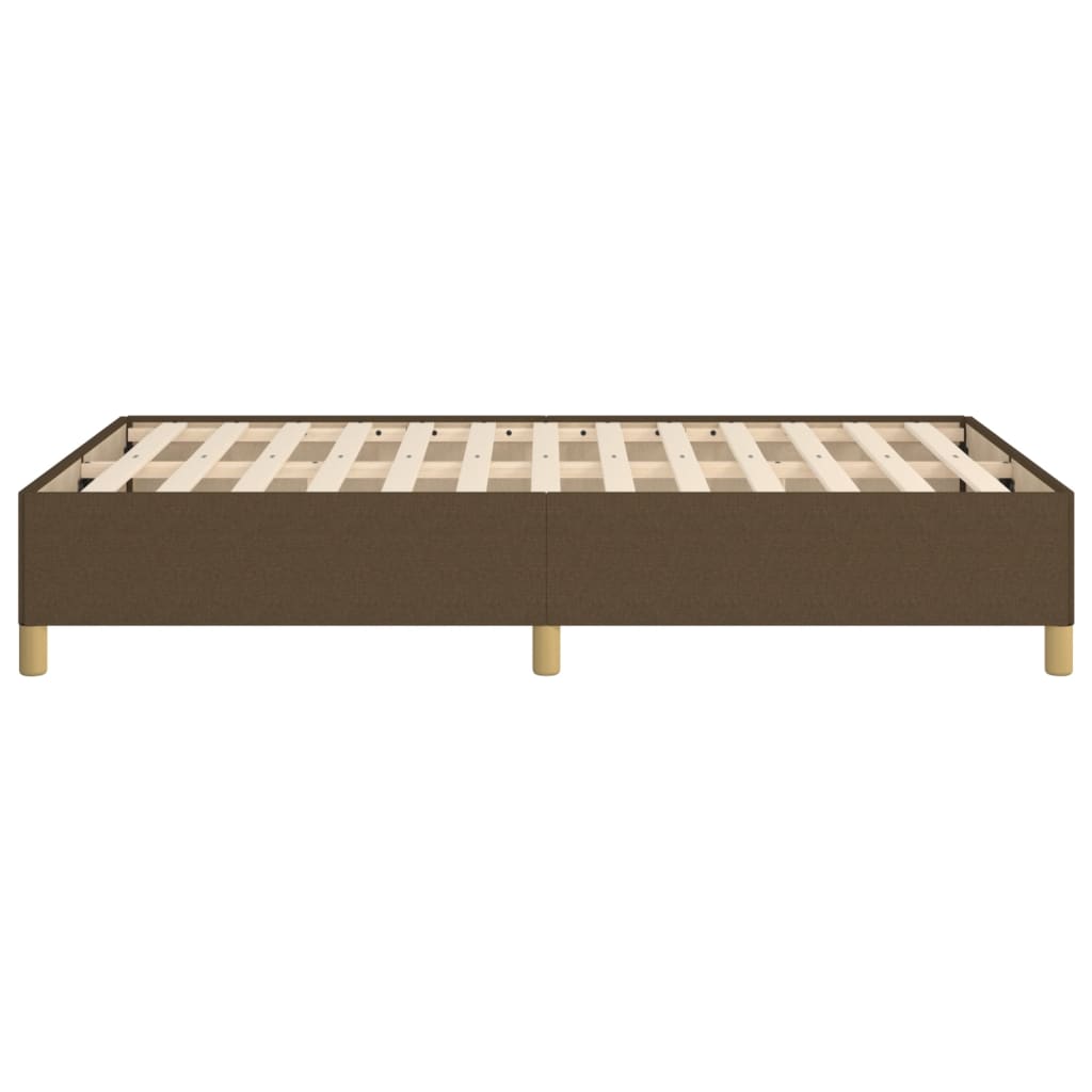 Giroletto senza Materasso Marrone Scuro 120x200 cm Tessuto | homemem39