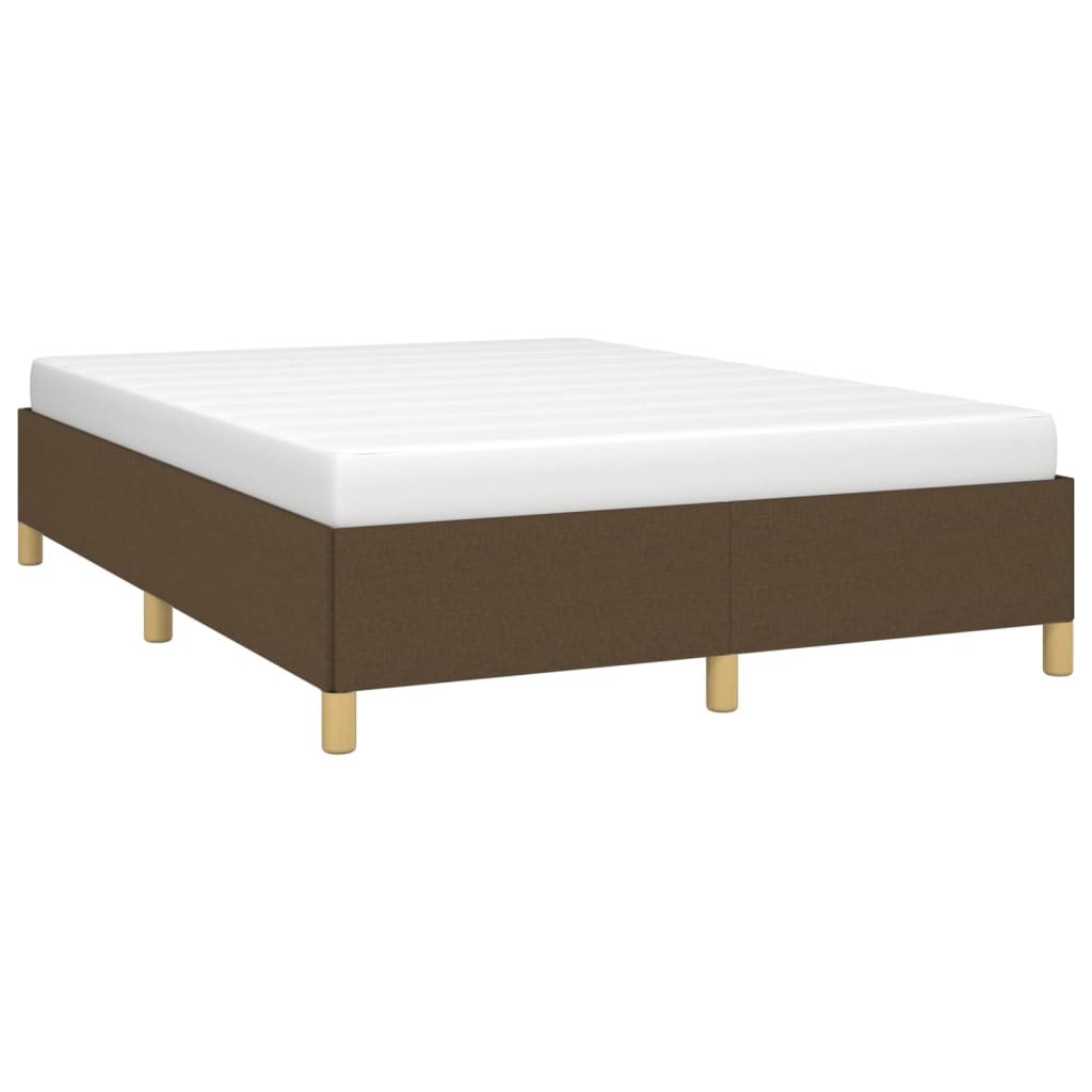 Giroletto senza Materasso Marrone Scuro 140x190 cm Tessuto | homemem39