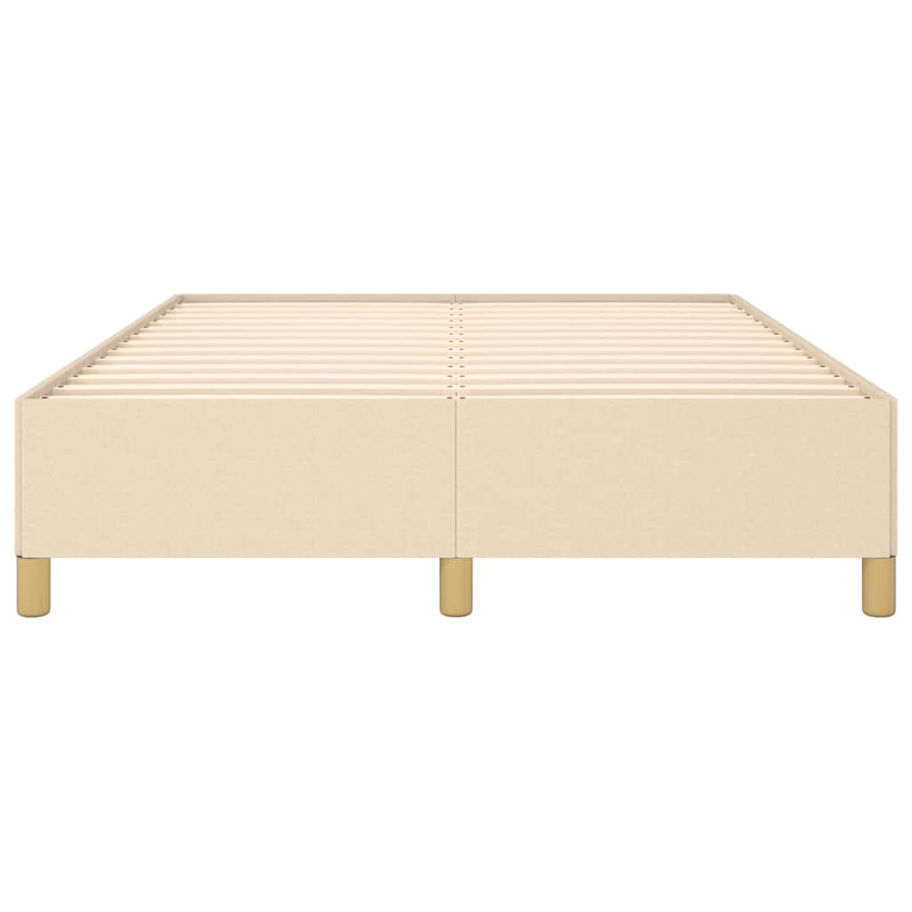 Giroletto senza Materasso Crema 140x190 cm in Tessuto