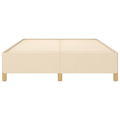 Giroletto senza Materasso Crema 140x190 cm in Tessuto