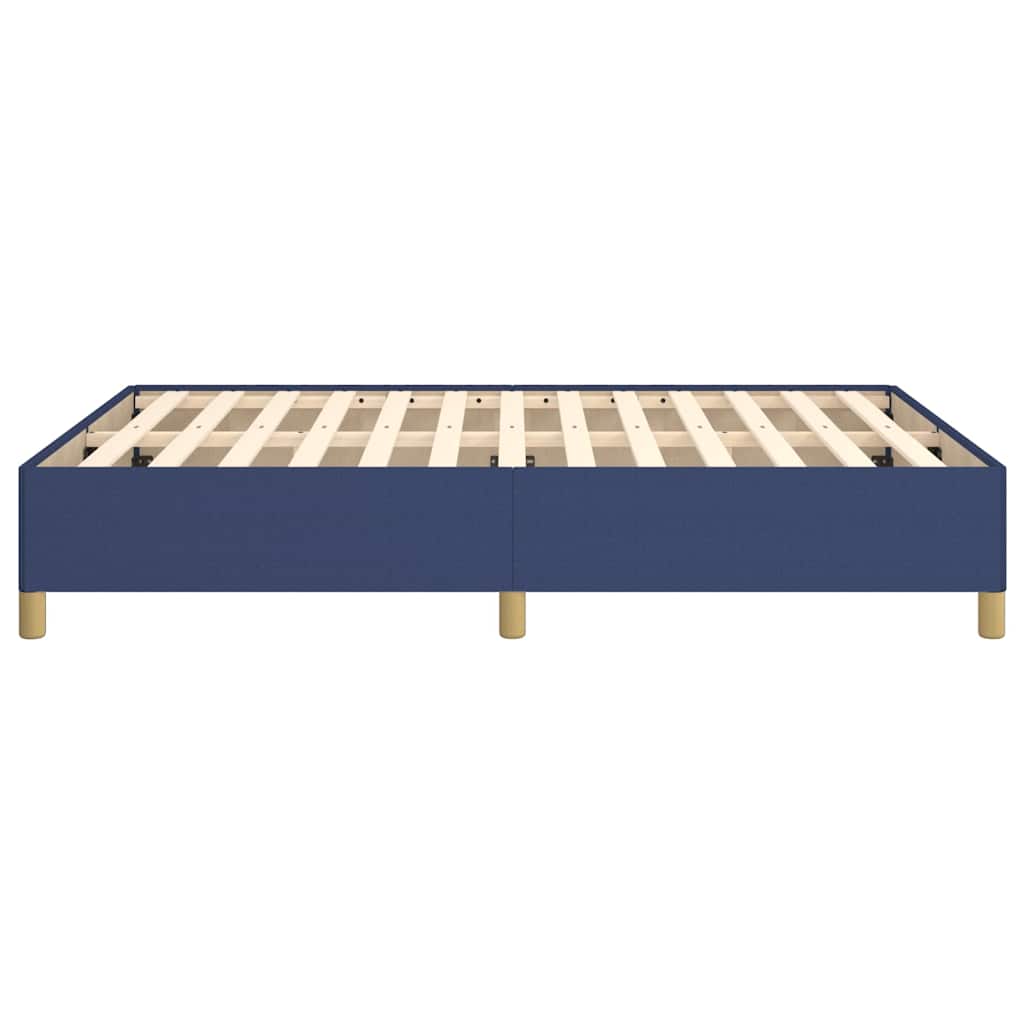 Giroletto senza Materasso Blu 140x190 cm in Tessuto