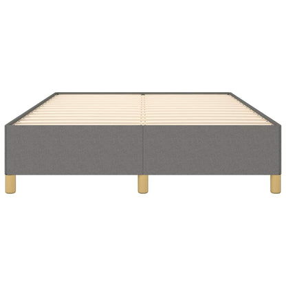 Giroletto senza Materasso Grigio Scuro 140x200 cm Tessuto