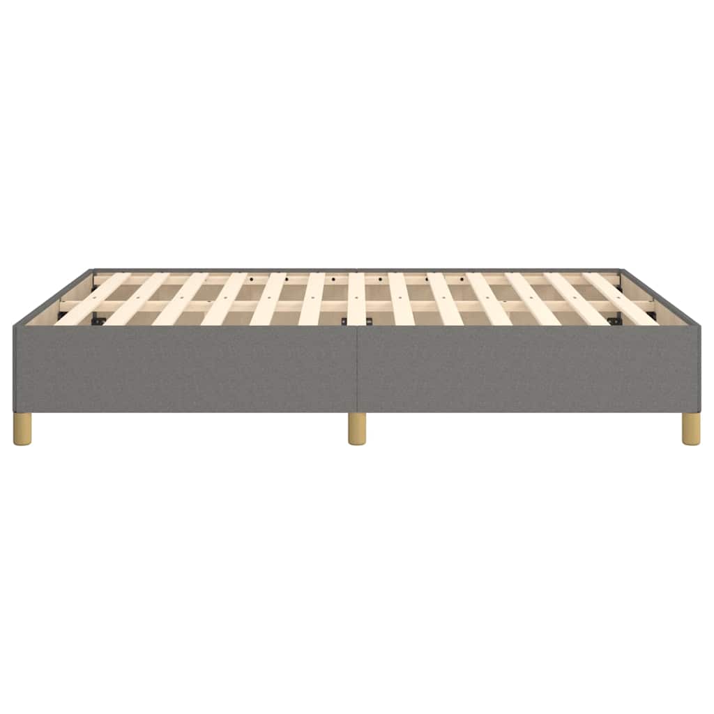 Giroletto senza Materasso Grigio Scuro 140x200 cm Tessuto