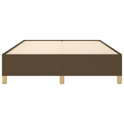 Giroletto senza Materasso Marrone Scuro 140x200 cm Tessuto | homemem39
